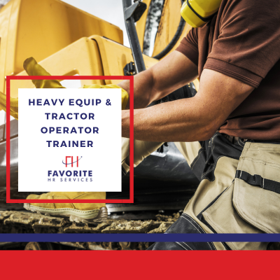 Heavy Equip & Tractor Operator Trainer
